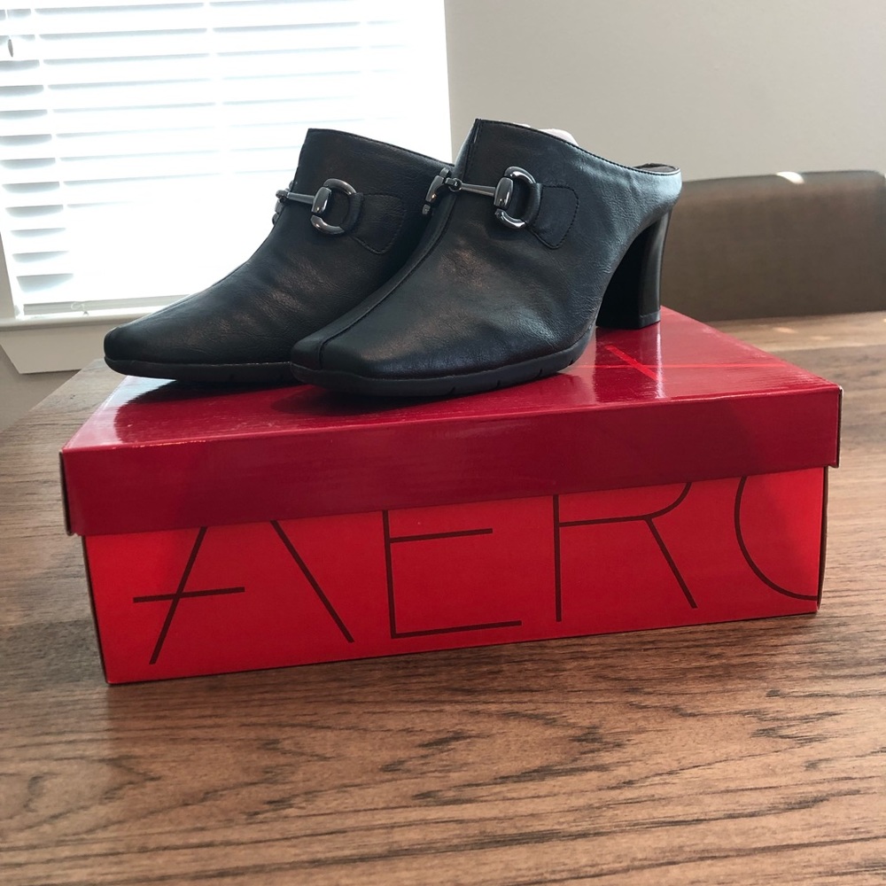Aerosole mules- NEVER WORN